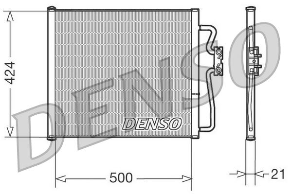 CONDENSER. AİR CONDİTİONİNG BMW 7 E38 94-01