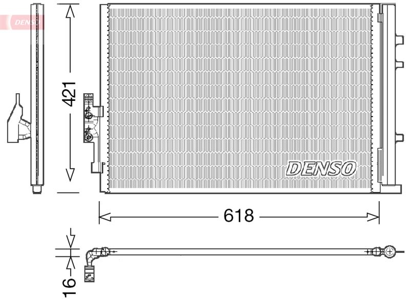 CONDENSER. AİR CONDİTİONİNG BMW X3 F25 10-17