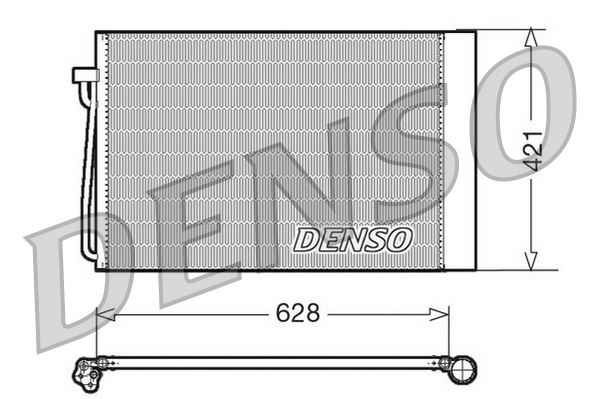 CONDENSER. AİR CONDİTİONİNG BMW 5 E60. E61 03-10