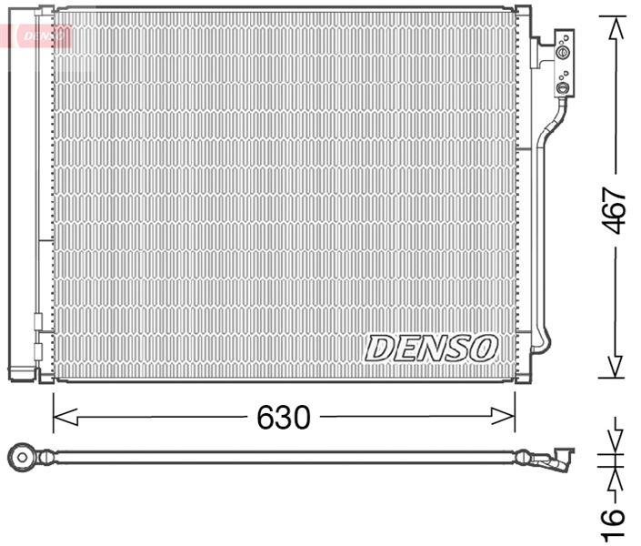 KLIMA RADYATORU BMW F07 F10 F11 F18 N20