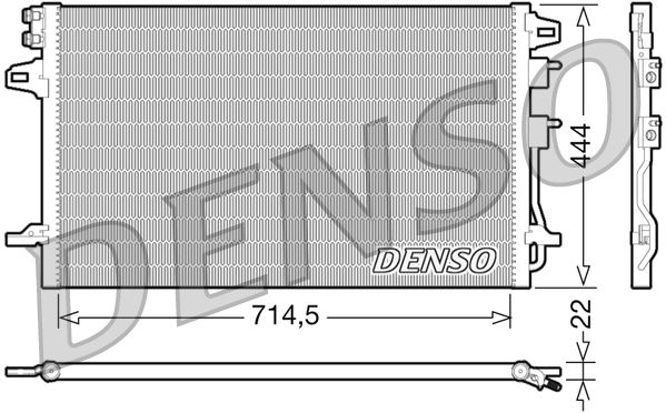 CONDENSER. AİR CONDİTİONİNG DODGE CARAVAN 00-07