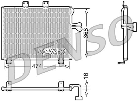 CONDENSER. AİR CONDİTİONİNG JEEP WRANGLER II 96-08