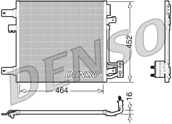 CONDENSER. AİR CONDİTİONİNG JEEP WRANGLER III 07-