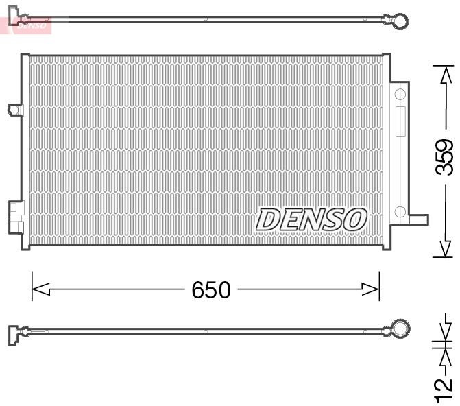 CONDENSER. AİR CONDİTİONİNG JEEP RENEGADE 14-