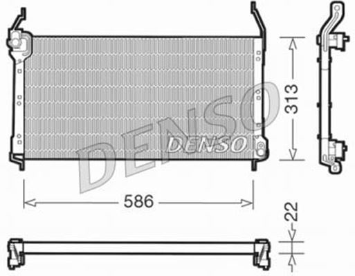 CONDENSER. AİR CONDİTİONİNG FIAT BRAVA 95-02