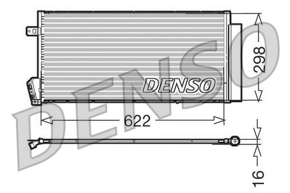 KLİMA KONDENSERİ COMBO 12 DOBLO 10 1.3 DMTJ-1.6 DMTJ-2.0 DMTJ 669X293X16