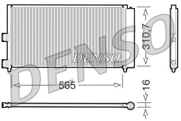KLİMA RADYATÖRÜ KONDENSER FIAT DOBLO 01 IDEA 04 PUNTO 03 LANCIA YPSILON 06 11 1.2 1.3JTD 1.4 1.9JTD