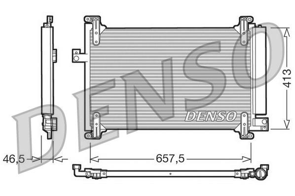 CONDENSER. AİR CONDİTİONİNG FIAT MULTIPLA 99-10