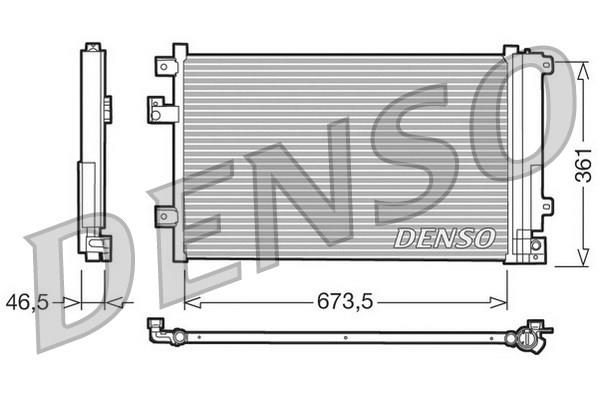 CONDENSER. AİR CONDİTİONİNG FIAT MULTIPLA 99-10