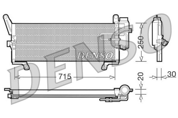 CONDENSER. AİR CONDİTİONİNG FIAT PUNTO 93-00