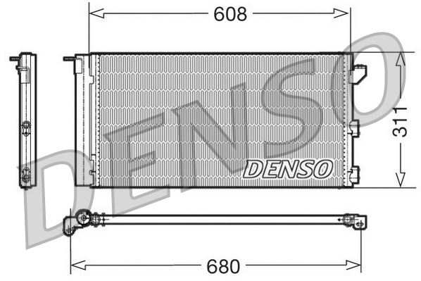 CONDENSER. AİR CONDİTİONİNG FIAT PANDA 03-