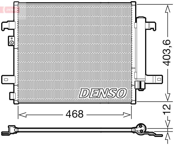 CONDENSER. AİR CONDİTİONİNG ABARTH 124 SPİDER 348 16-