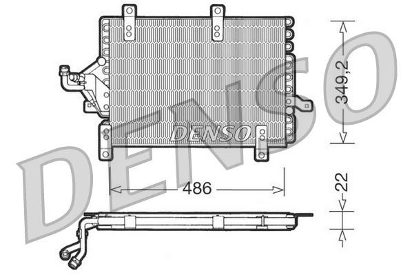 CONDENSER. AİR CONDİTİONİNG ALFA ROMEO 155 92-97