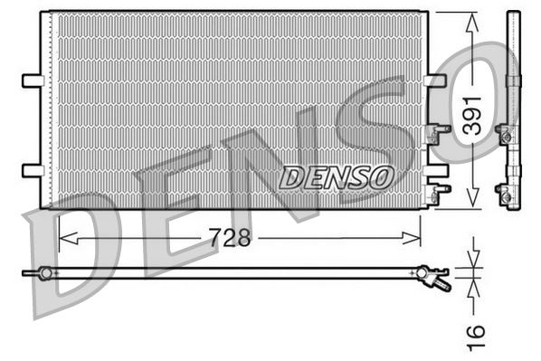 KLIMA RADYATORU TRANSIT V347 V348 2.2TDCI 100PS 120PS 130PS 2.4TDCI 100PS 115PS 140PS 07