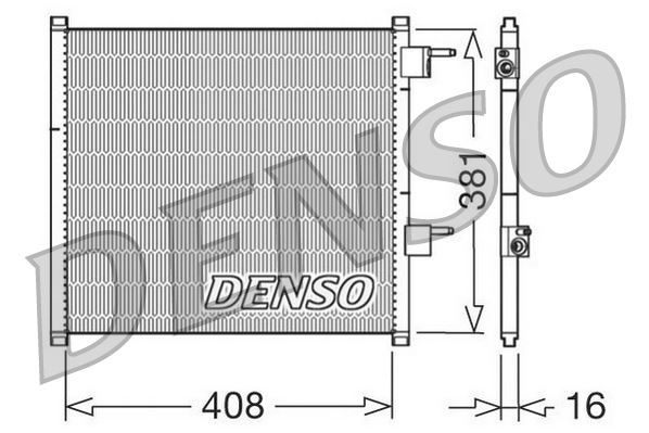 CONDENSER. AİR CONDİTİONİNG FORD KA 96-08