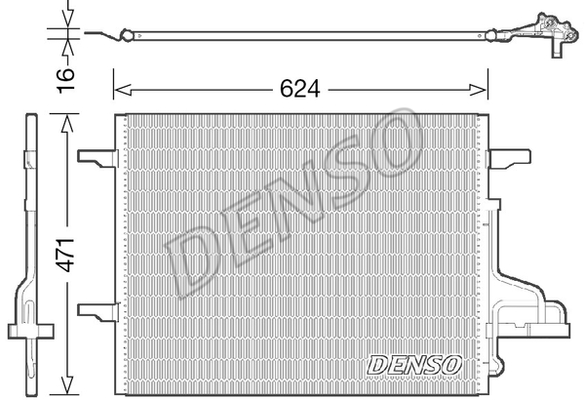 CONDENSER. AİR CONDİTİONİNG FORD KUGA I 08-12