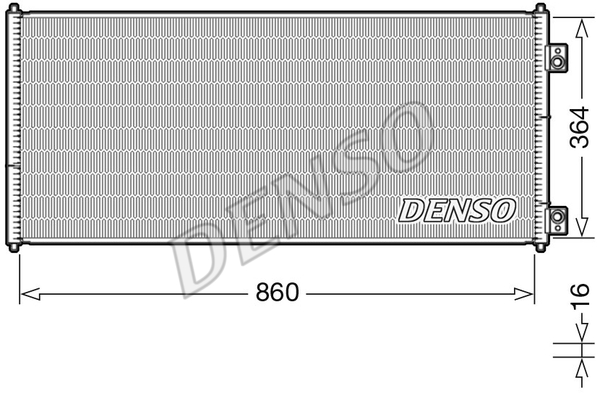 CONDENSER. AİR CONDİTİONİNG FORD TRANSIT 00-06