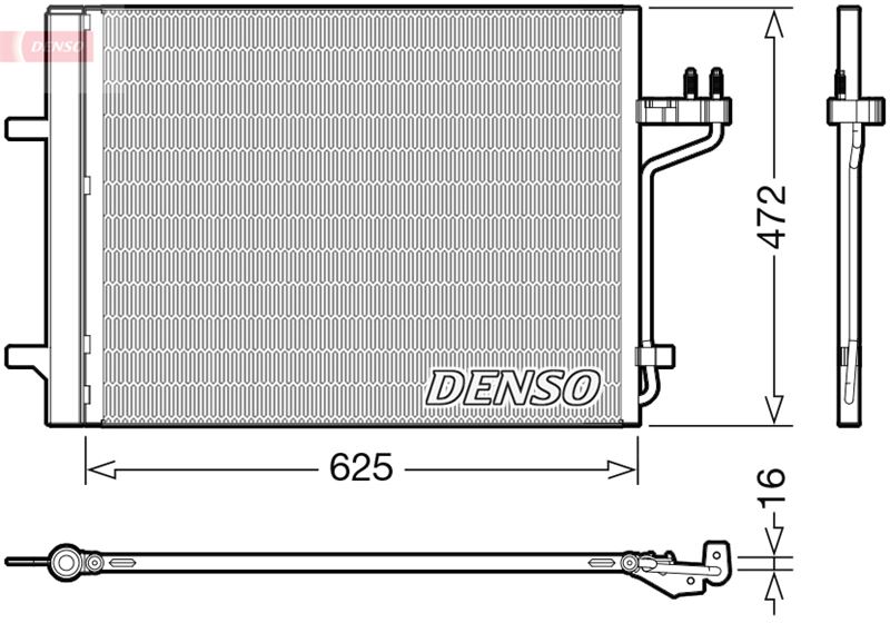 CONDENSER. AİR CONDİTİONİNG FORD KUGA II 12-