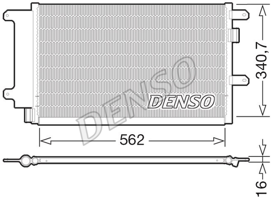 CONDENSER. AİR CONDİTİONİNG IVECO DAILY III 97-06