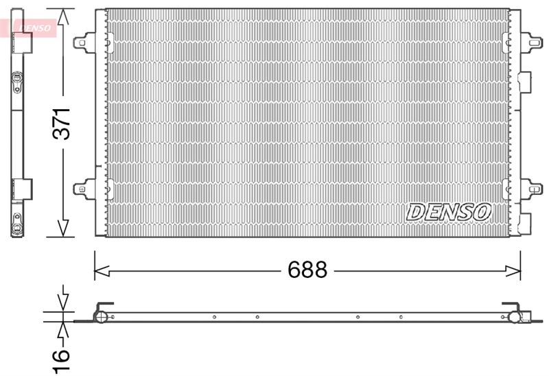CONDENSER. AİR CONDİTİONİNG LANCIA THESIS 02-09
