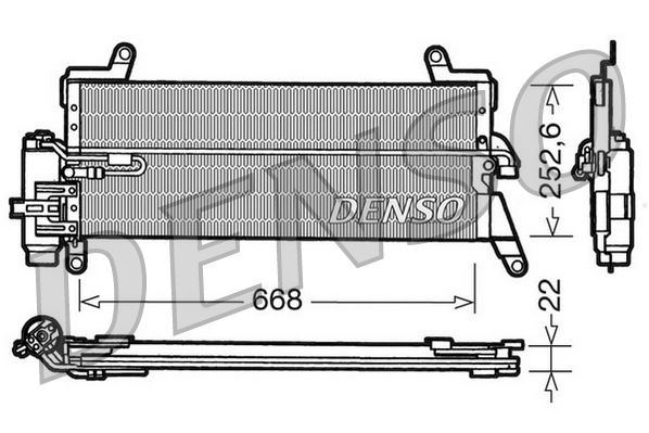 CONDENSER. AİR CONDİTİONİNG LANCIA Y 95-03