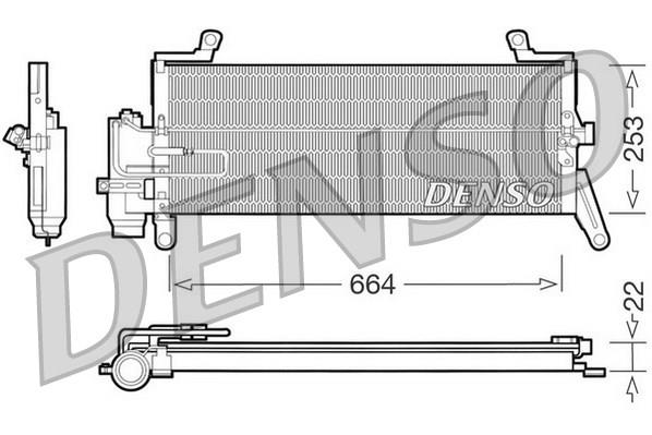CONDENSER. AİR CONDİTİONİNG LANCIA Y 95-03