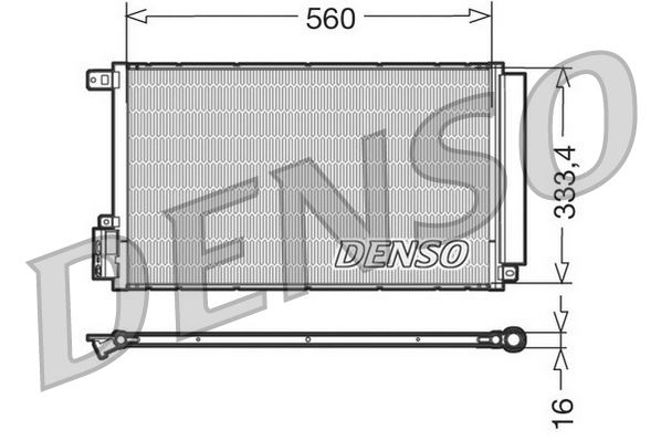 CONDENSER. AİR CONDİTİONİNG ALFA ROMEO MITO 08-