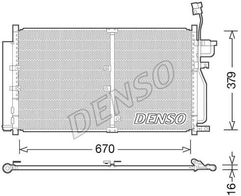 CONDENSER. AİR CONDİTİONİNG CHEVROLET CAPTIVA 06-