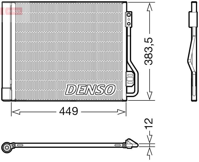 CONDENSER. AİR CONDİTİONİNG SMART FORTWO 451 07-