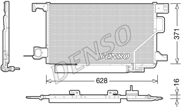 KLIMA RADYATORU MERCEDES W203 CL203 S203 C209 A209