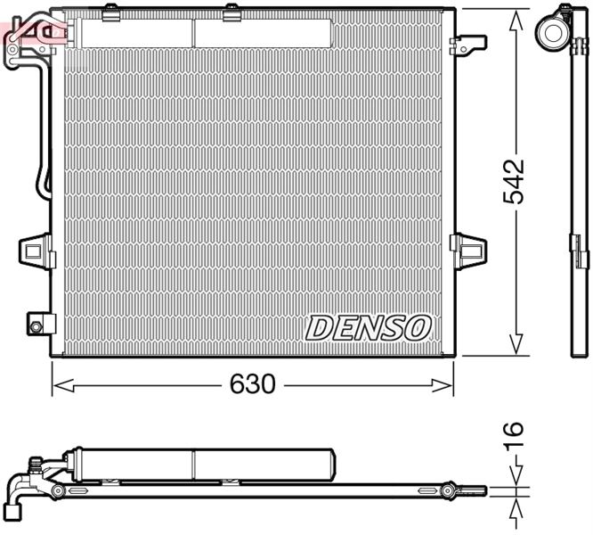 KLIMA RADYATORU MERCEDES W164 X164 W251
