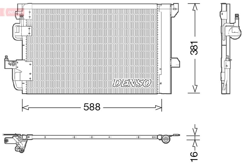 CONDENSER. AİR CONDİTİONİNG OPEL ASTRA G 98-09