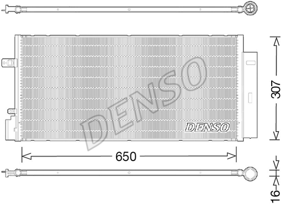 CONDENSER. AİR CONDİTİONİNG CHEVROLET AVEO T300 11-