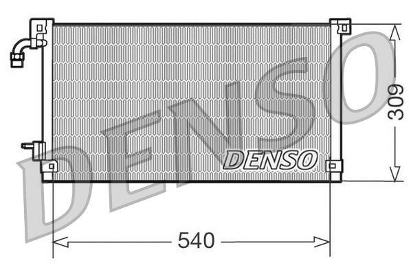 CONDENSER. AİR CONDİTİONİNG CITRO N SAXO 96-04