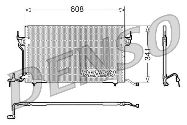 CONDENSER. AİR CONDİTİONİNG CITRO N BERLINGO MF 96-11