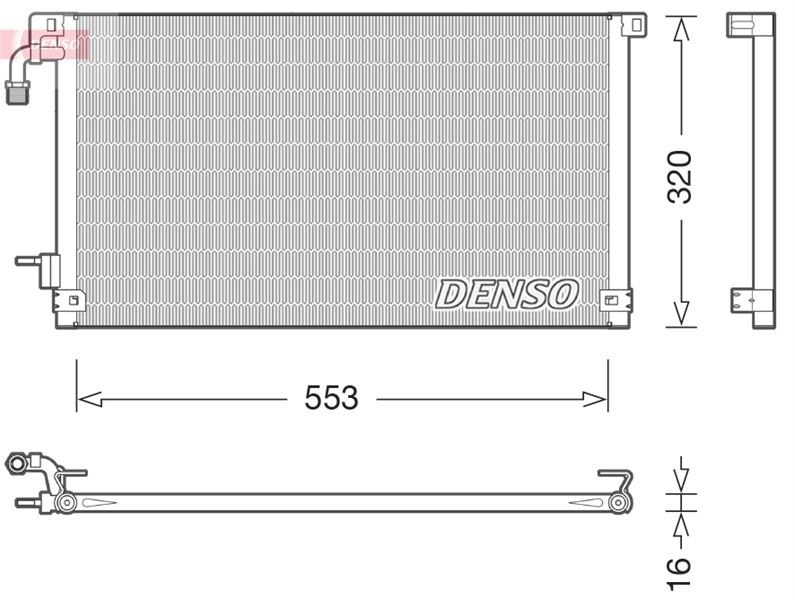 CONDENSER. AİR CONDİTİONİNG CITRO N SAXO 96-04