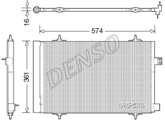 KLİMA RADYATÖRÜ KONDANSÖR P407 04 11 P508 10 18 C5 04 17 1.6-1.8-2.0 VTI-HDI