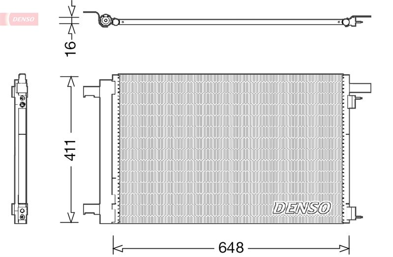 CONDENSER. AİR CONDİTİONİNG PEUGEOT RCZ 10-15