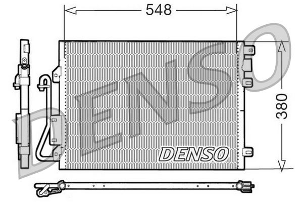 CONDENSER. AİR CONDİTİONİNG RENAULT CLIO I 90-98