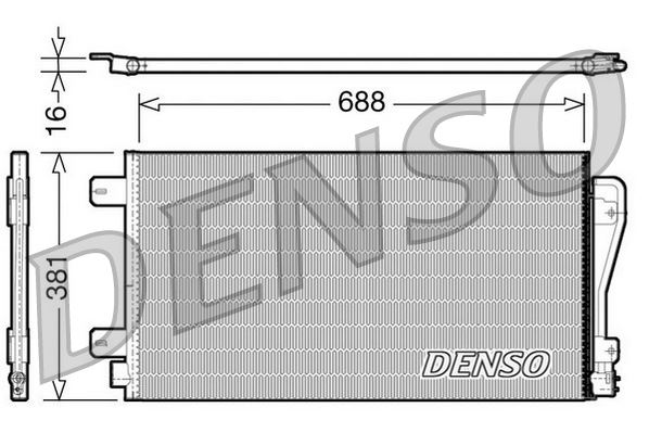 CONDENSER. AİR CONDİTİONİNG OPEL MOVANO A 98-