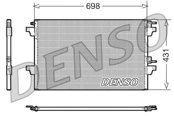 CONDENSER. AİR CONDİTİONİNG RENAULT ESPACE IV 02-