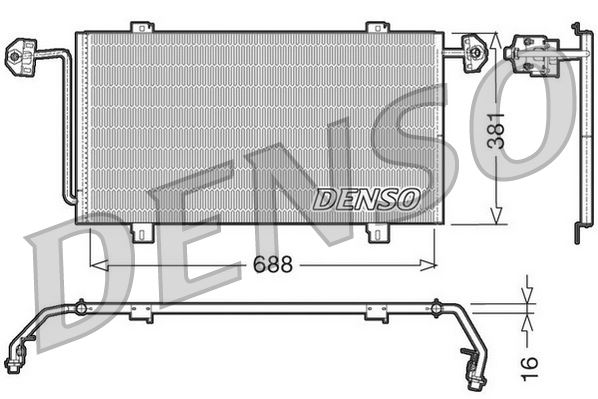 CONDENSER. AİR CONDİTİONİNG OPEL ARENA 97-01