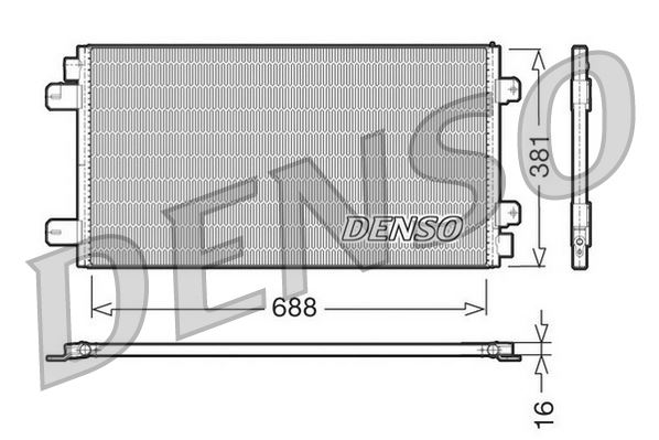 CONDENSER. AİR CONDİTİONİNG NISSAN INTERSTAR 02-