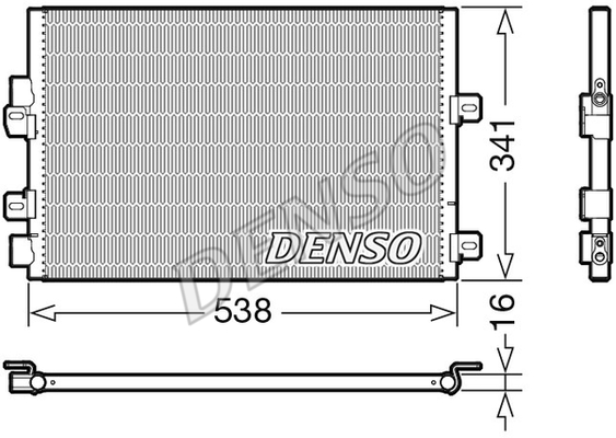 CONDENSER. AİR CONDİTİONİNG RENAULT KANGOO 97-