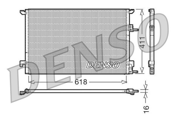 CONDENSER. AİR CONDİTİONİNG HYUNDAI GRAND SANTA F III 13-