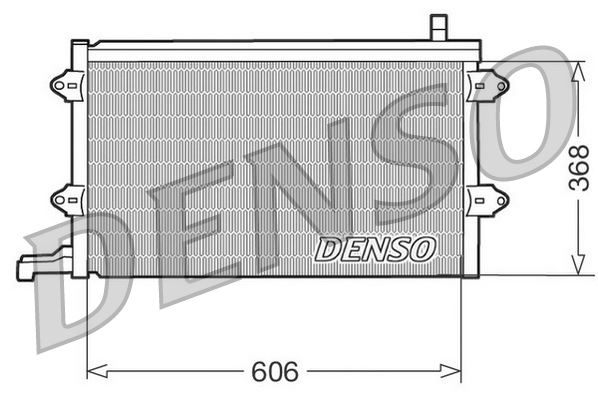 CONDENSER. AİR CONDİTİONİNG VW GOLF III 1H. 1E 91-99
