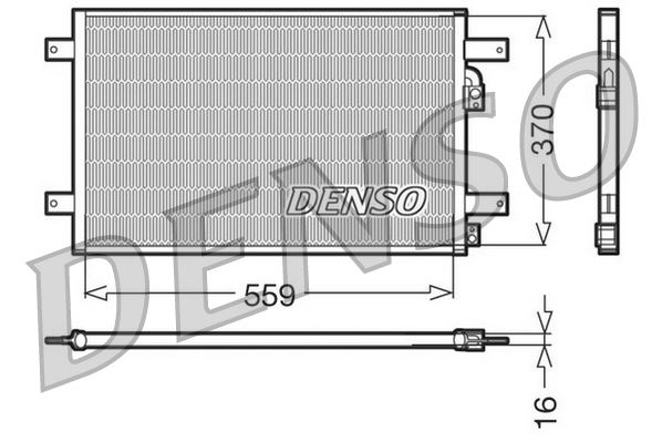 CONDENSER. AİR CONDİTİONİNG FORD GALAXY I 95-06