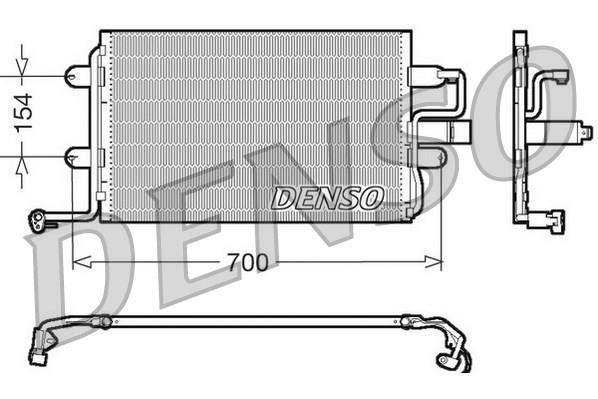 CONDENSER. AİR CONDİTİONİNG AUDI A3 8L 96-03