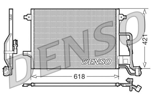 CONDENSER. AİR CONDİTİONİNG SKODA SUPERB I 3U 01-08