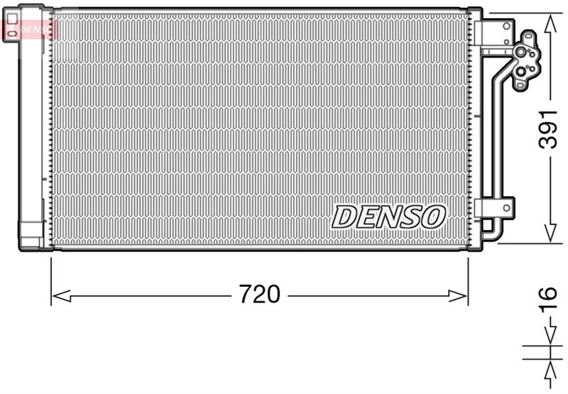 CONDENSER. AİR CONDİTİONİNG VW MULTIVAN V 7H. 7E 03-15